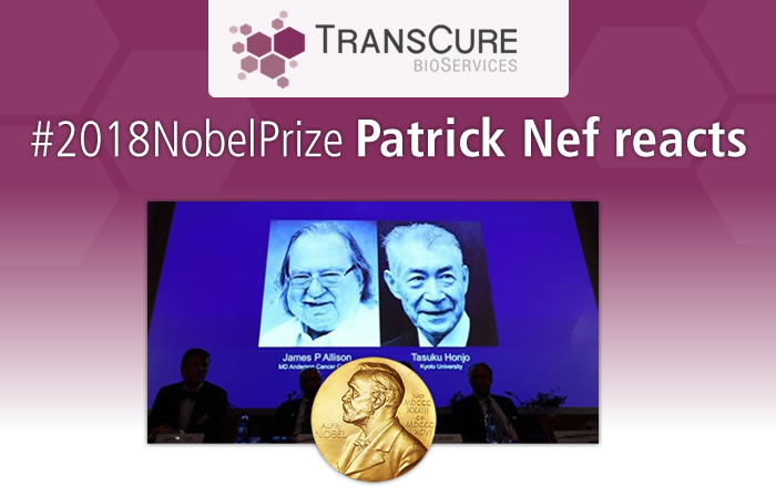 2018 Nobel Prize in Medicine Awarded to Cancer Immunotherapy Research - Patrick Nef reacts