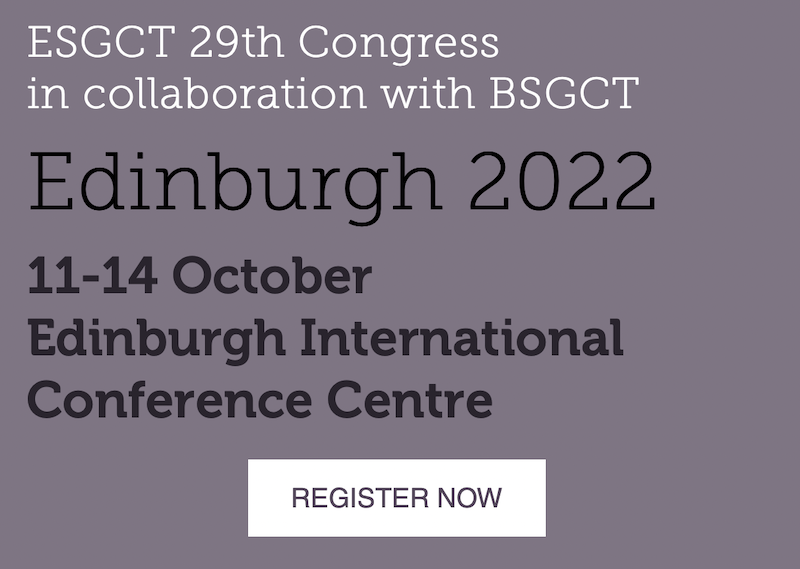 ESGCT 29th Congress
in collaboration with BSGCT